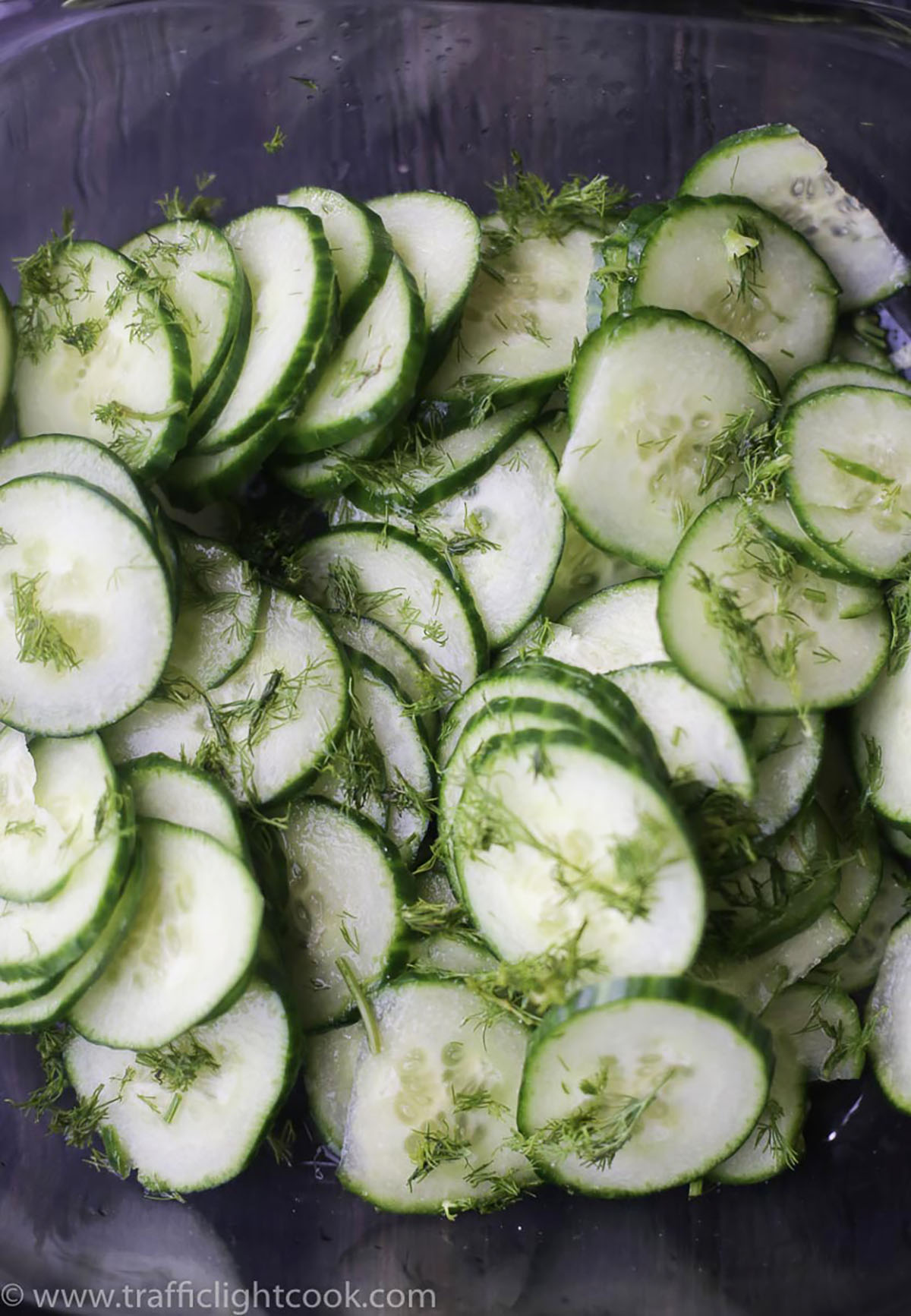 Quick Cucumber-Dill Salad - Traffic Light Cook