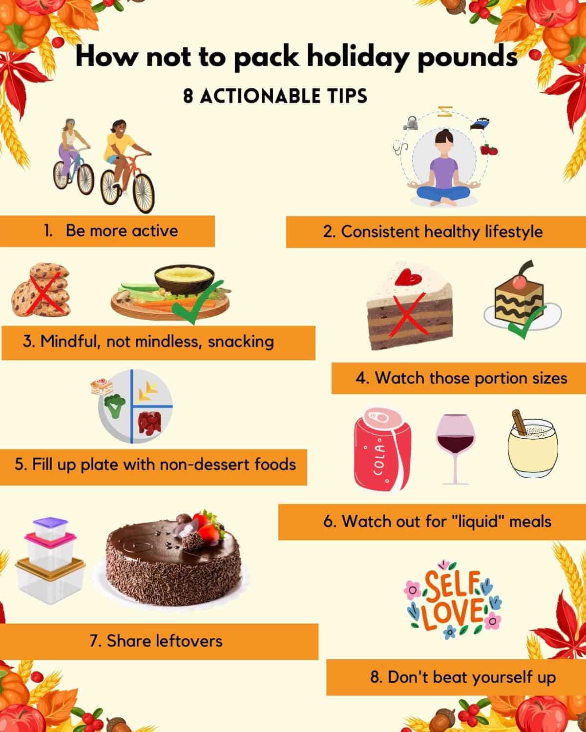 How Not to Pack Holiday Pounds: 8 Actionable tips - Traffic Light Cook